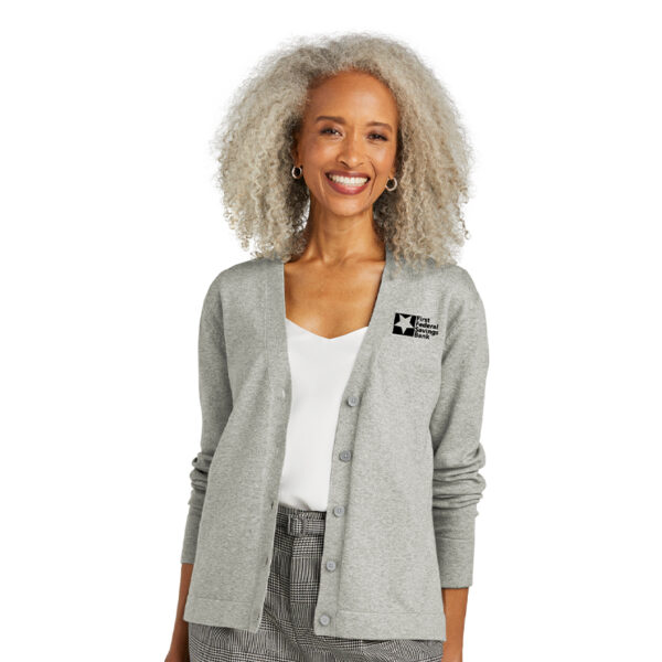 Brooks Brothers Women’s Cotton Stretch Cardigan Sweater BB18405 - Image 2