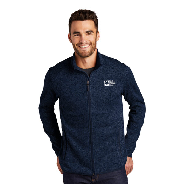 Port Authority Sweater Fleece Jacket F232 - Image 2