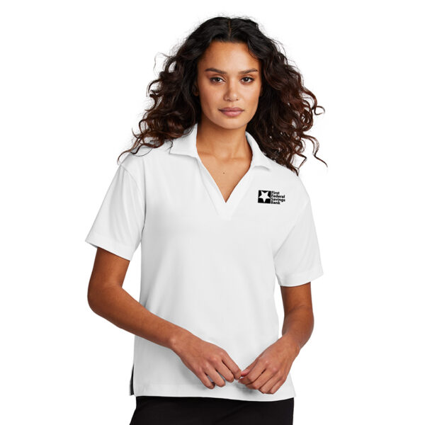 Mercer+Mettle Women’s Stretch Jersey Polo MM1015 - Image 2