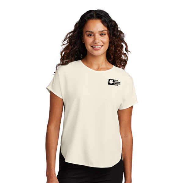 Mercer+Mettle Women’s Stretch Crepe Crew MM2015 - Image 2