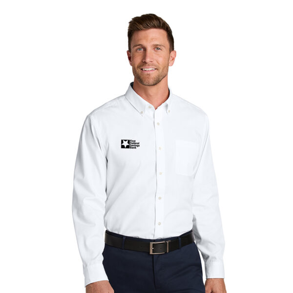 Port Authority Long Sleeve Nailhead Easy Care Shirt W816 - Image 2